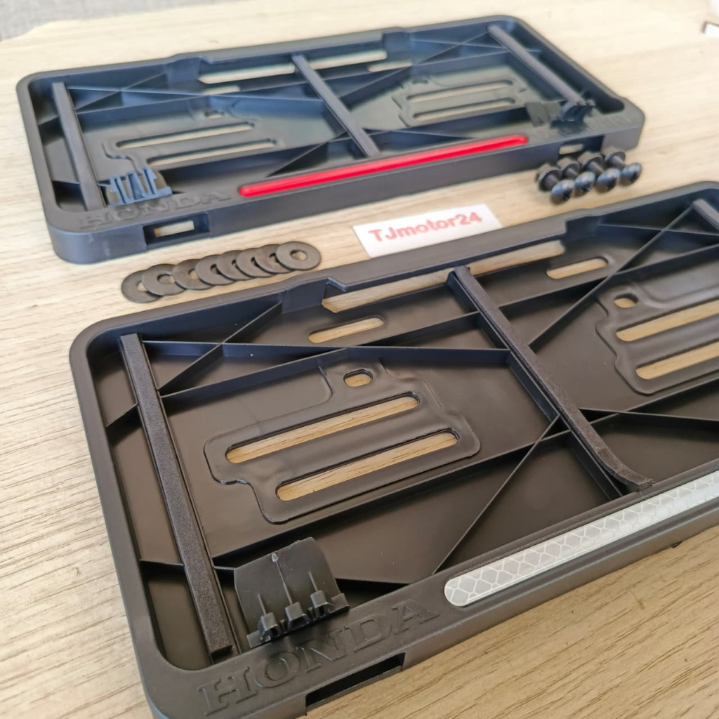 Dudukan Plat Nomor Motor Honda 1 Set Ori