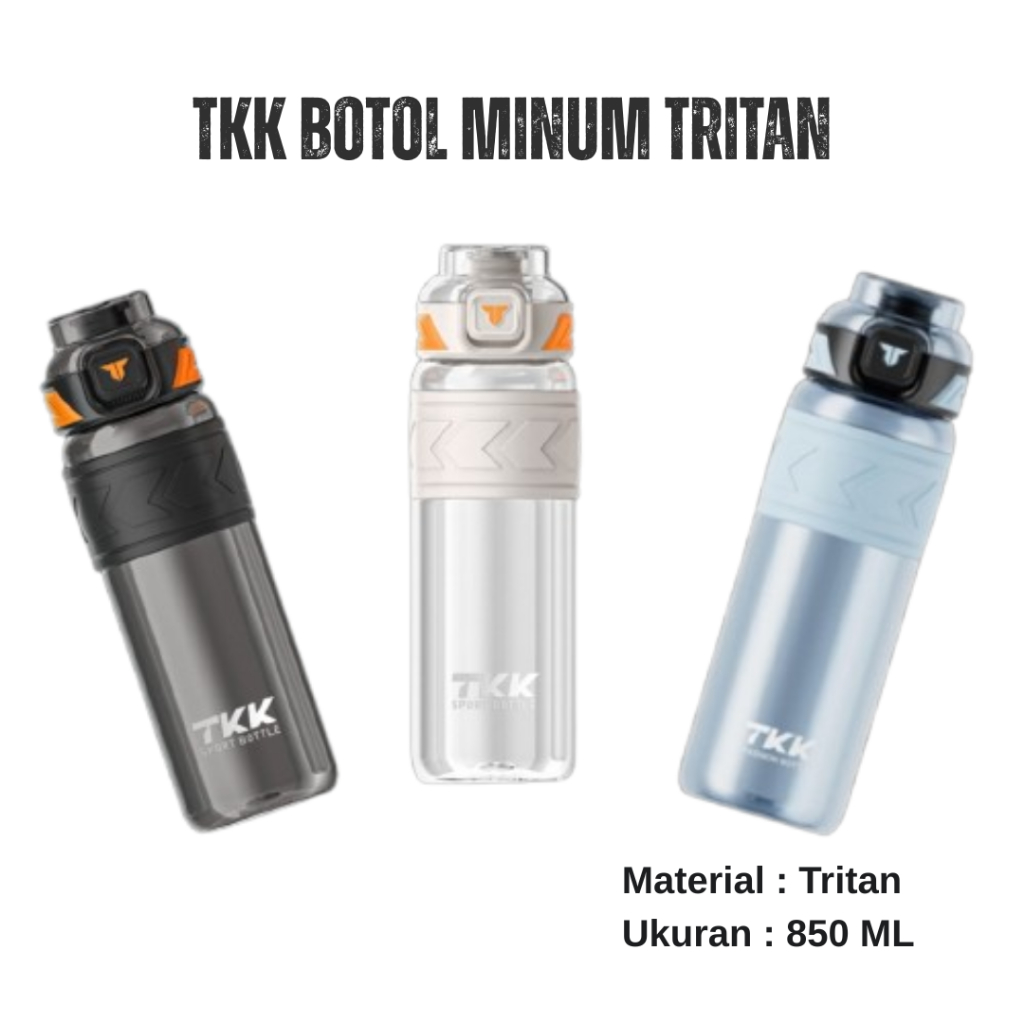 SH88 - Botol Minum TKK Tritan 850ML Cocok Untuk Gym, Sekolah & Traveling