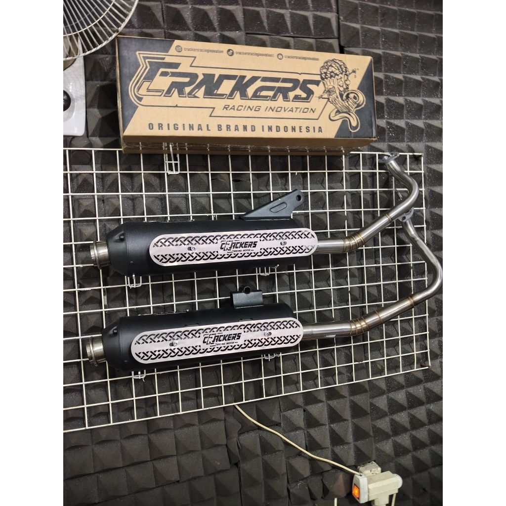 Knalpot Standar Racing GEN2 Type Kinochi Free Tameng Original Crackers Racing Inovation Inlet38 Vari
