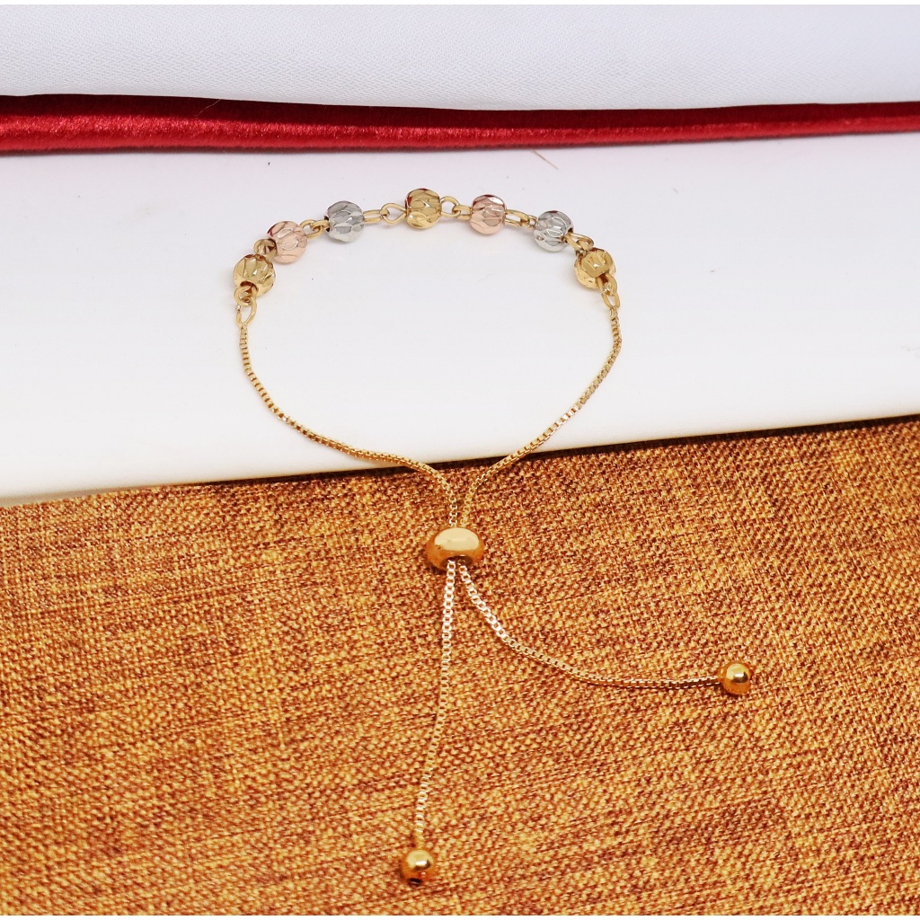Gelang Serut Manik Bola Perhiasan Wanita Style Model Terbaru Xuping Titanium