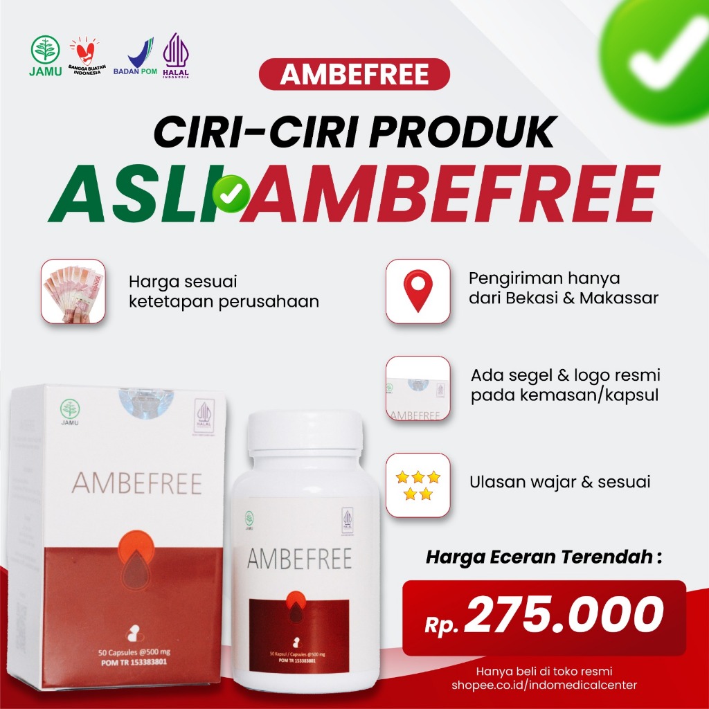 Obat Ambefree 100% Original - Solusi Terbaik Wasir Ambeien Hemoroid