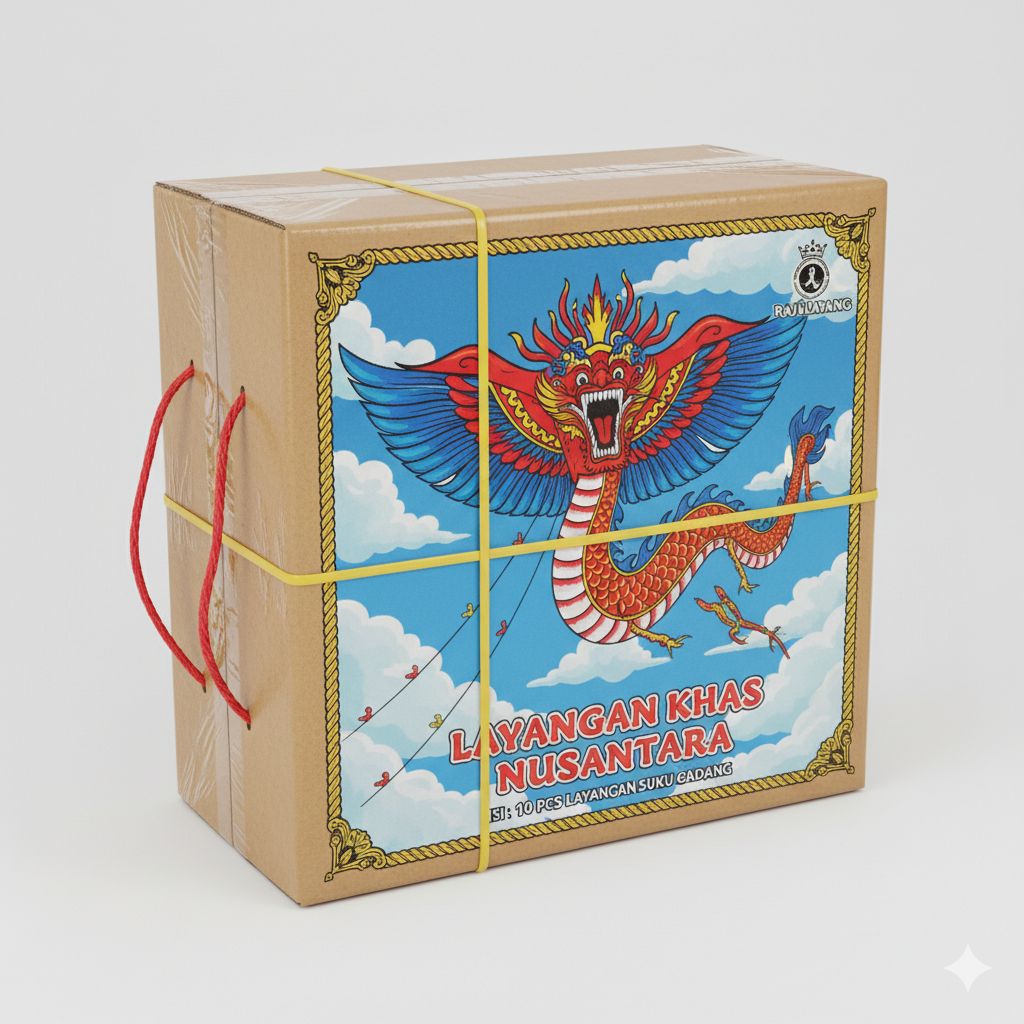 Layangan Seot Sablon Terbaru 100pcs Berbagai macam gambar
