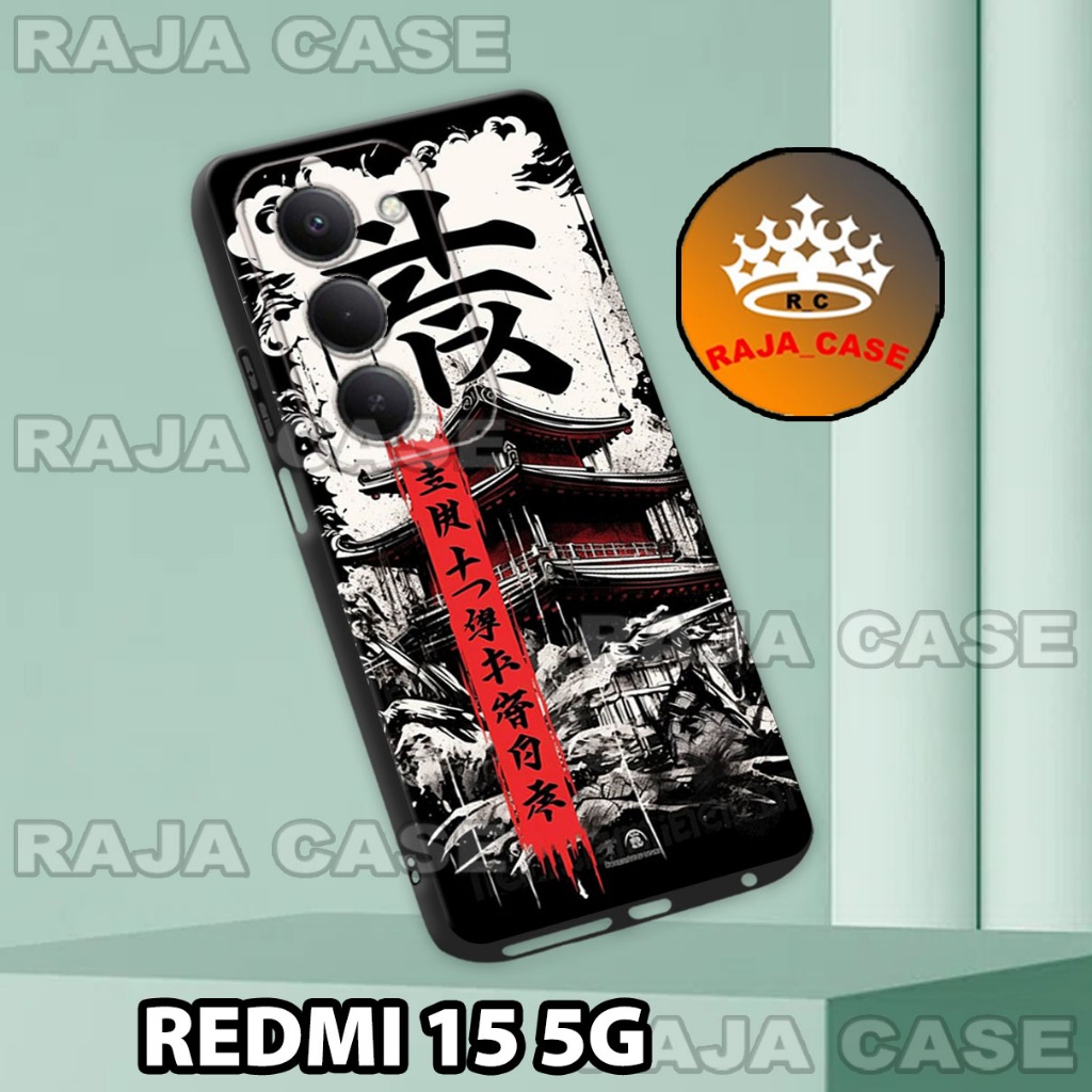 [RC14] Case XIAOMI REDMI 15 5G - Casing XIAOMI REDMI 15 5G [Motif Dragon ] - bahan karet - all type 