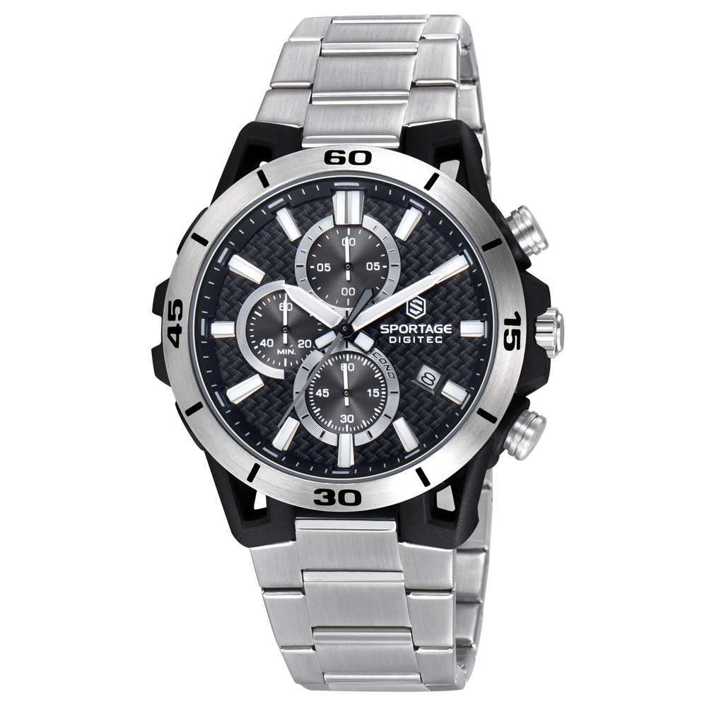 Jam Tangan Digitec Sportage SPC-1700R Analog Water Resist 10 BAR