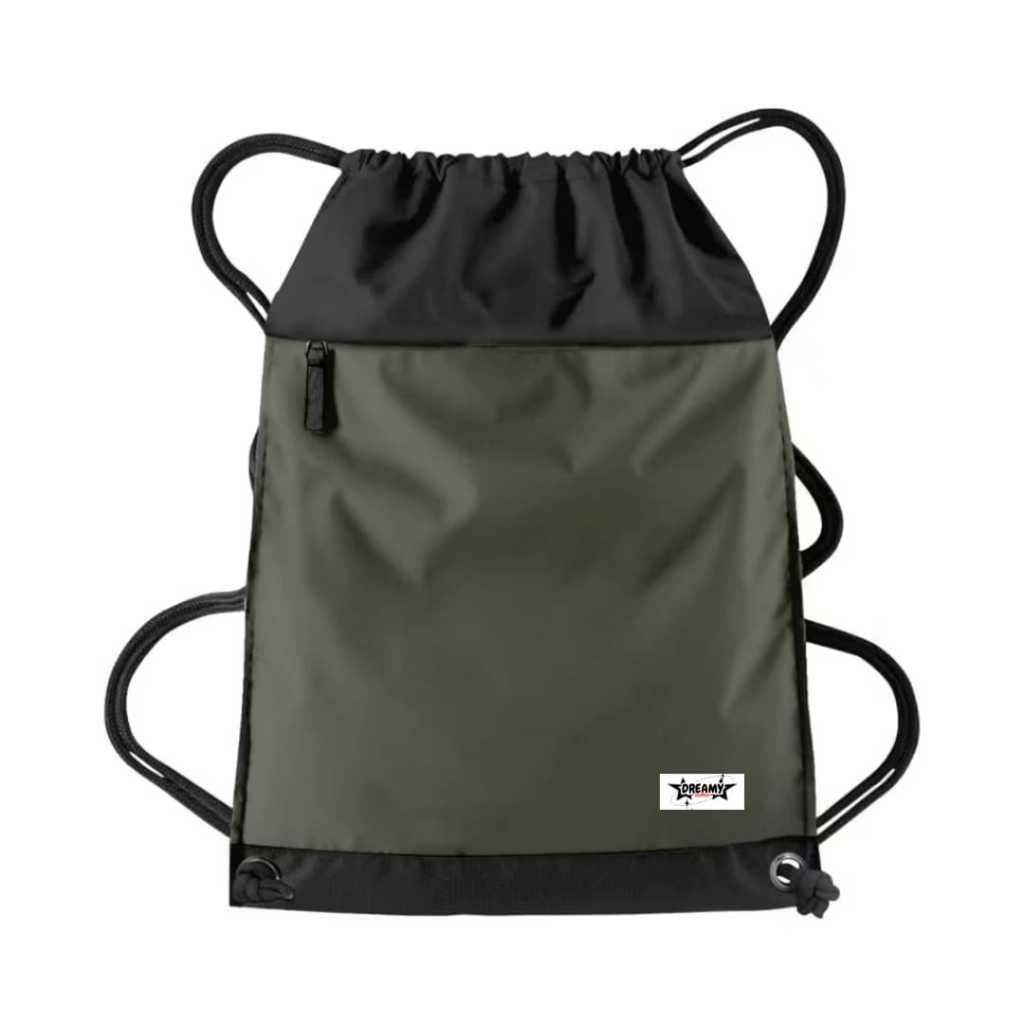 Tas serut Gendong Pria Wanita StringBag Univesal olahraga mancing sepatu alat tulis -DREAMY DUFFELS