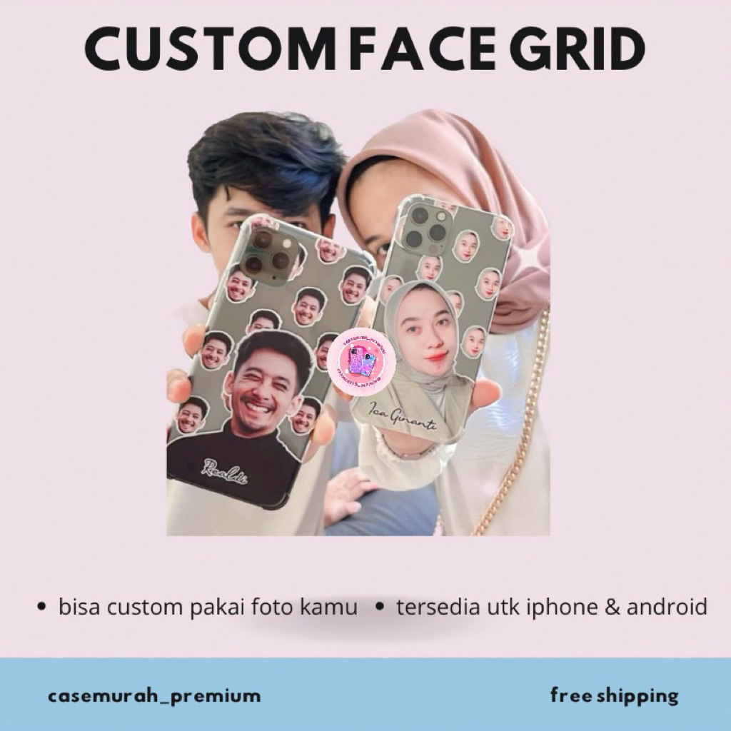 CUSTOM CASE SOFTCASE BENING PROCAMERA CUSTOM FOTO FOR ALL TYPE HP CASE COUPLE