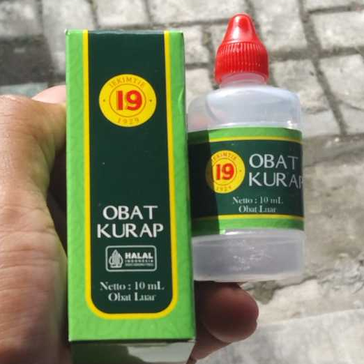 OBAT KURAP 19/IEKITIE 19 OBAT KURAP/OBAT LUAR 10ML HALAL