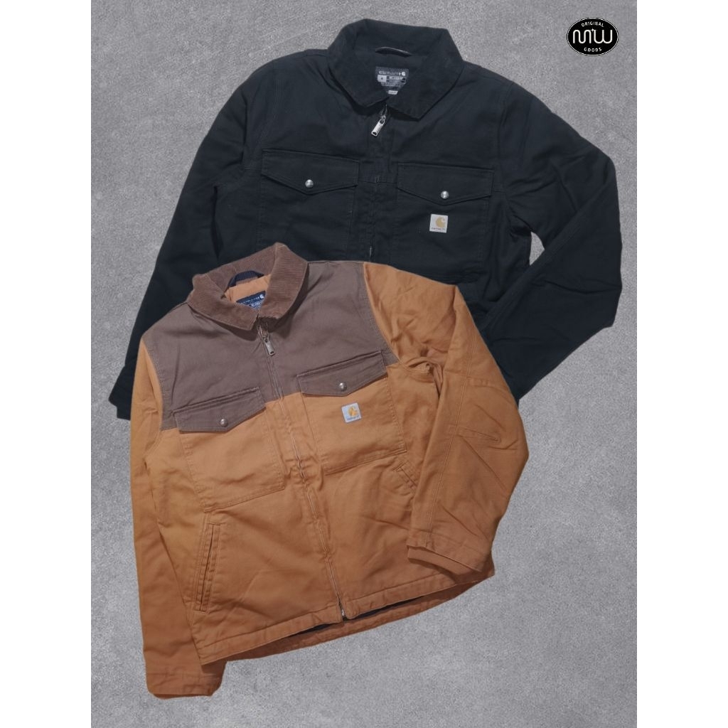 Carhartt Jacket Montana Rugged Flex - Black & Brown (1000% Original)
