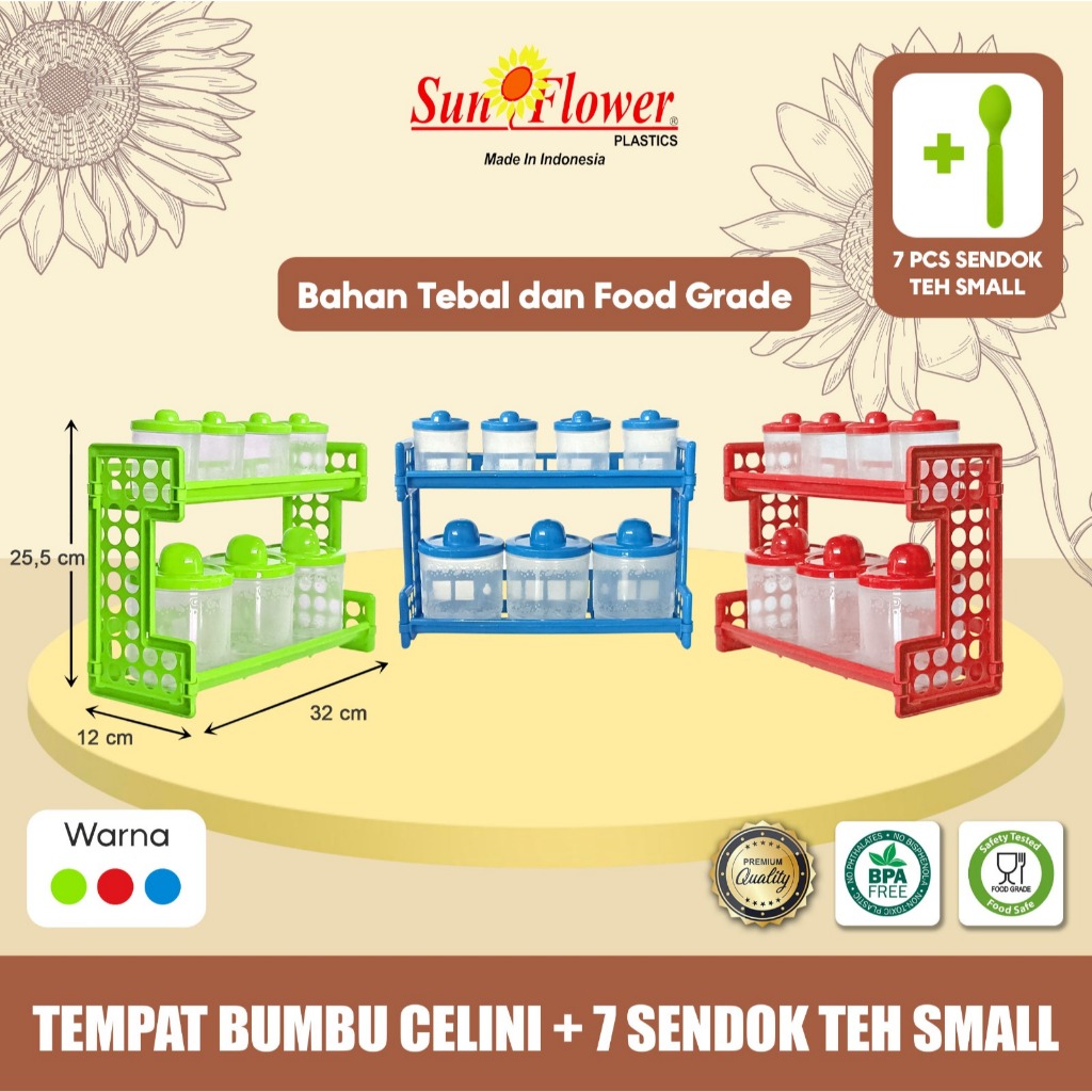 Paket Bumbu Celini / Paket Celini / Paket Bumbu Celini + 7 sendok teh small