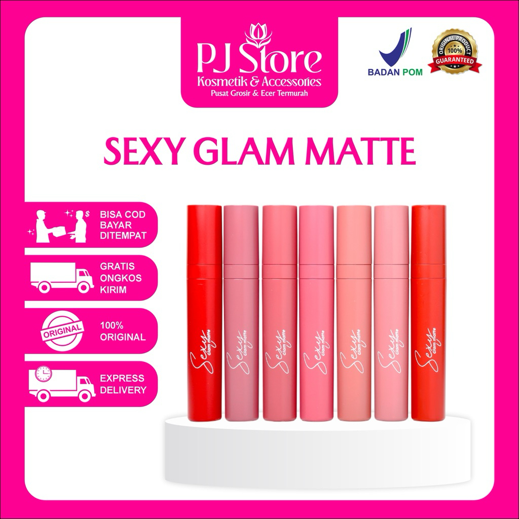 MS GLOW LIPSTIK SEXY GLAMMATE ORIGINAL