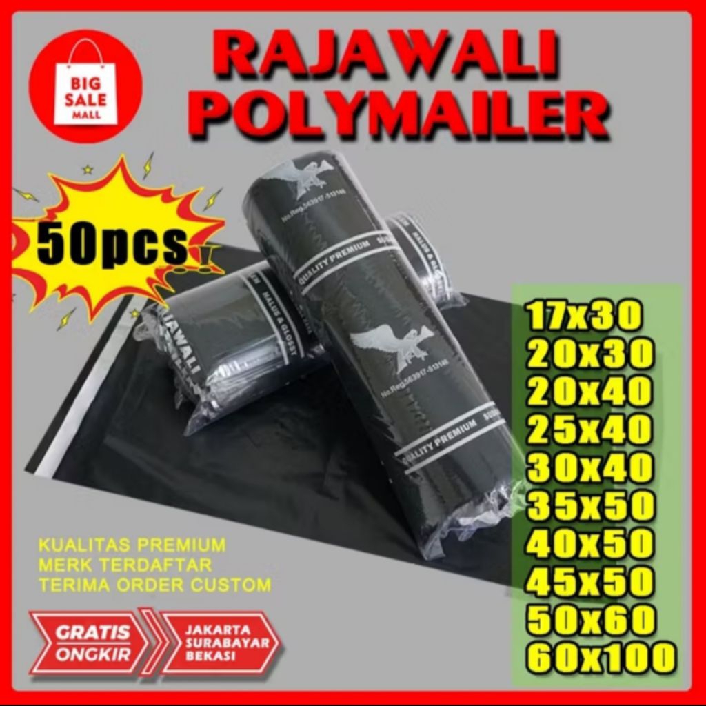 Rajawali polymailer 40x60 tebal