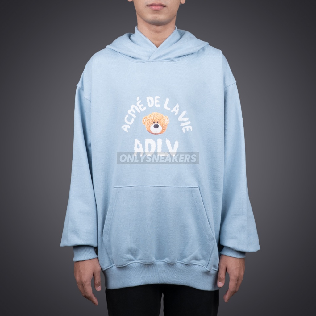 ADLV BEAR BROWN BLUE HOODIE
