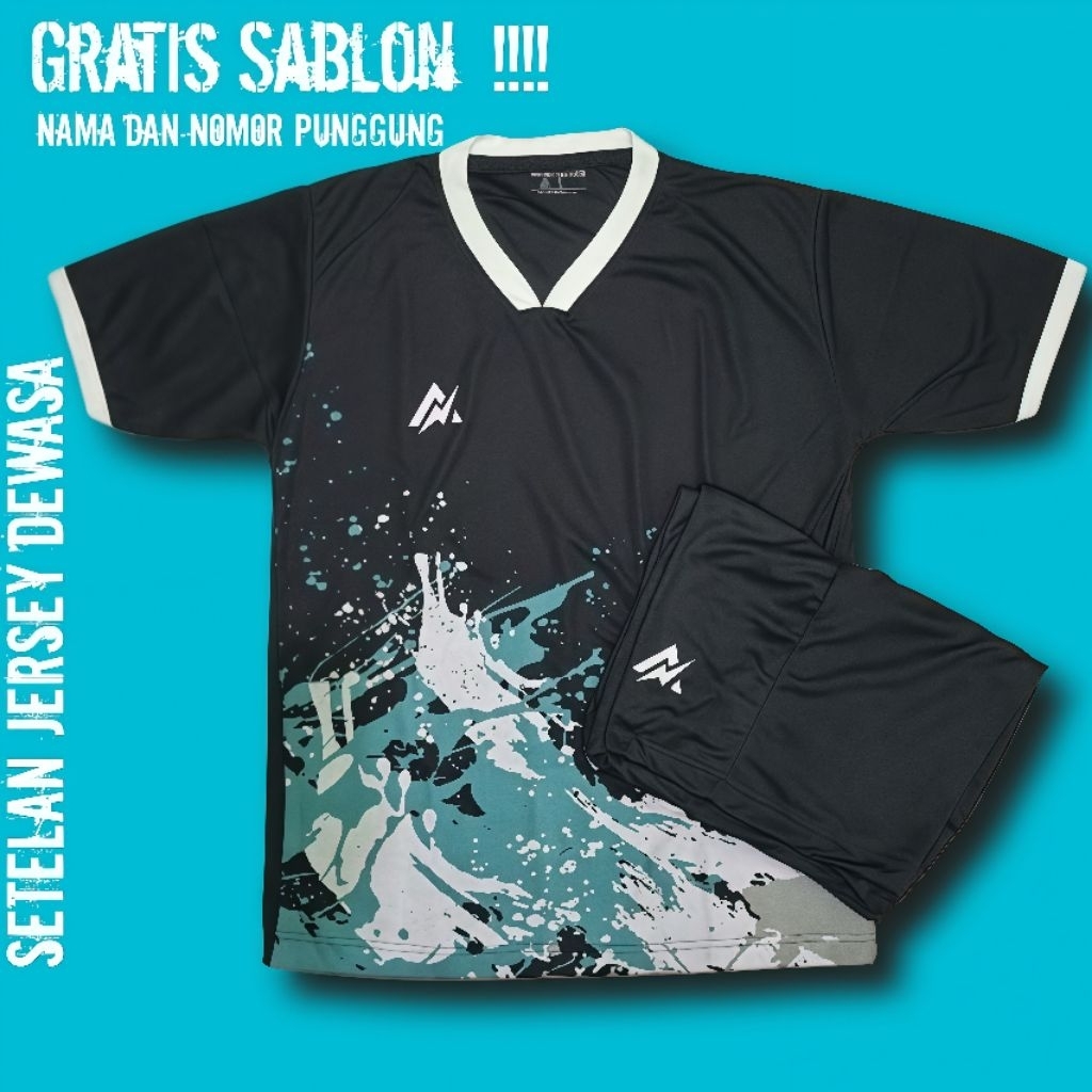 JERSEY MURAH Setelan Jersey Keren Jersey Sepak Bola dan Futsal Keren Gratis Sablon. Baju Olahraga Mu