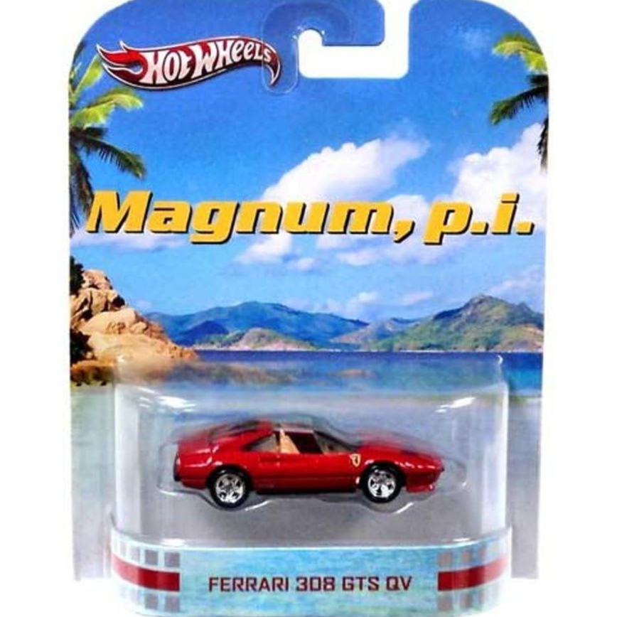 Hot Wheels Magnum, P.I. Ferrari 308 GTS QV Die Cast Car