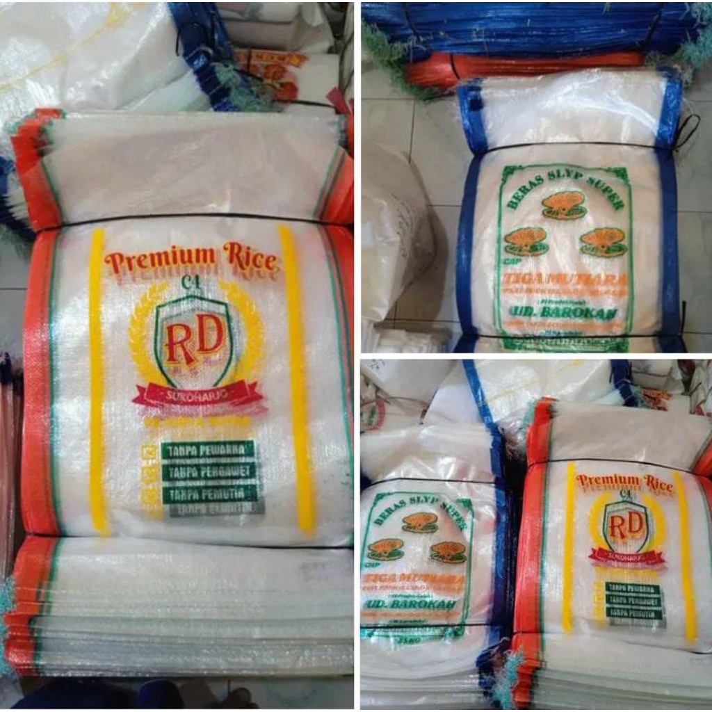 Karung Beras Sablon Custom Kmeasan 25Kg