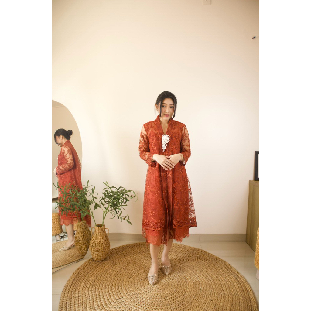 SarahDewanto Dress Kartini Terracotta