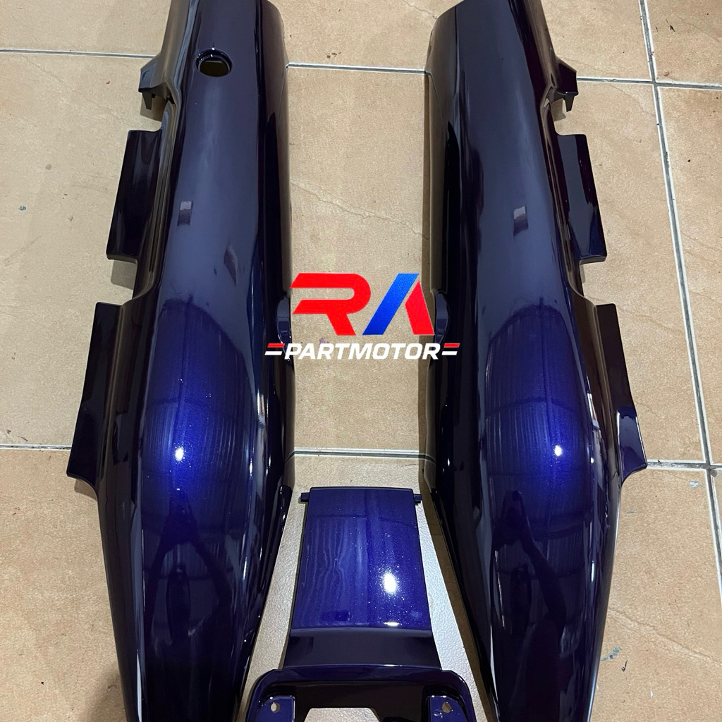 cover body belakang suzuki Tornado ungu terong