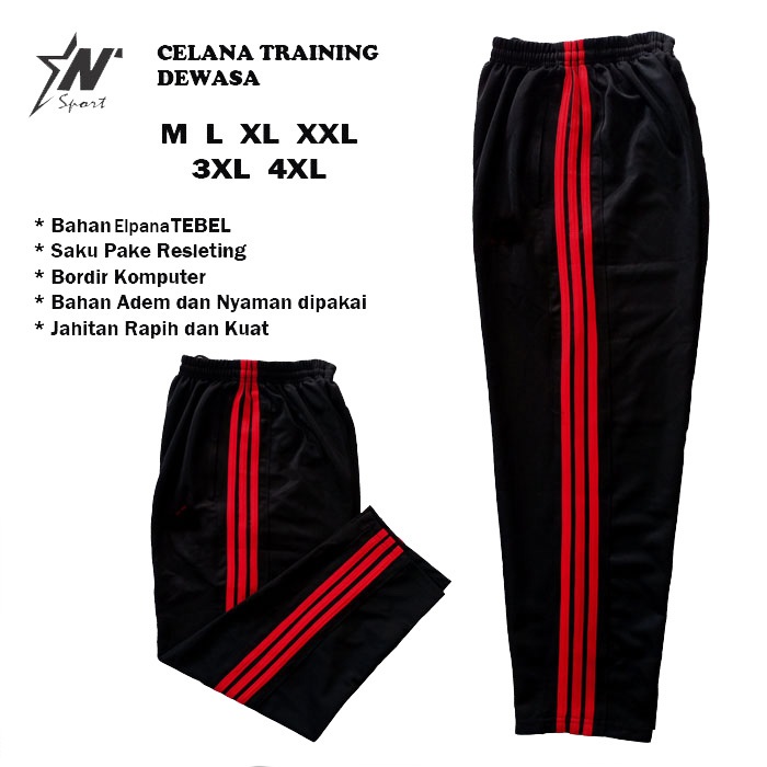 Celana training panjang dewasa pria wanita Celana Olahraga panjang training murah