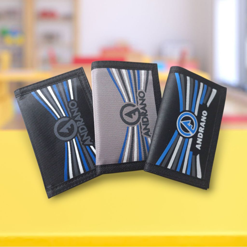 Dompet Pria Lipat 3 Kanvas Murah Remaja Pria