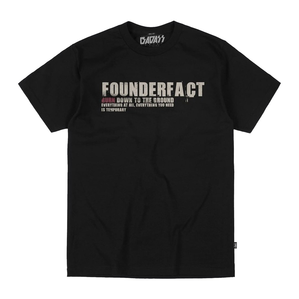 FOUNDER FACTORY - Burn Racer - Black Tees