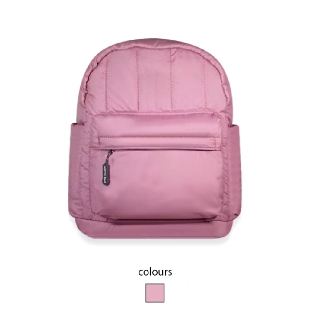 Tas Ransel Wanita Puffy Capricorn / Tas Wanita Backpack 14 inch Laptop - Ransel Puffy Pink