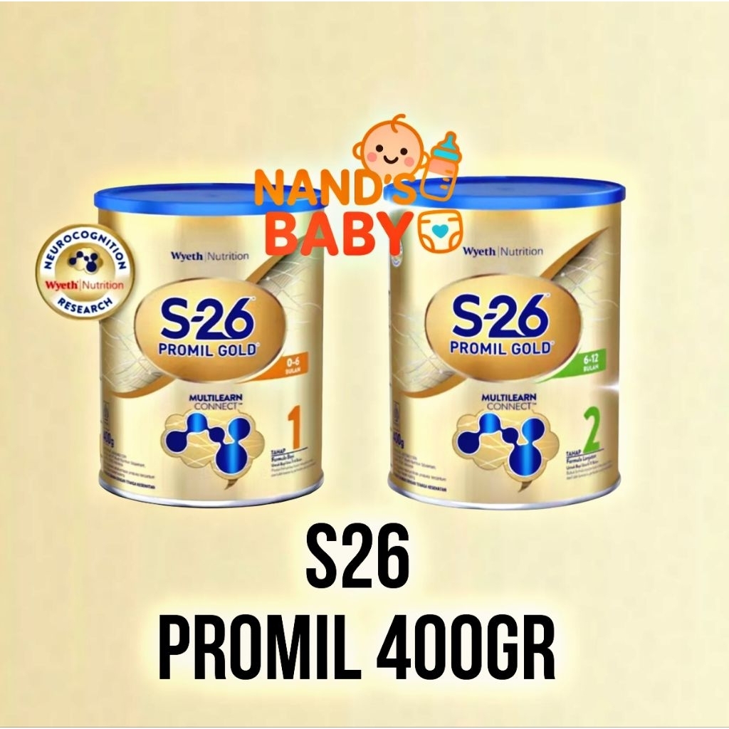 S26 Promil Gold Tahap 1 Tahap 2 400gr