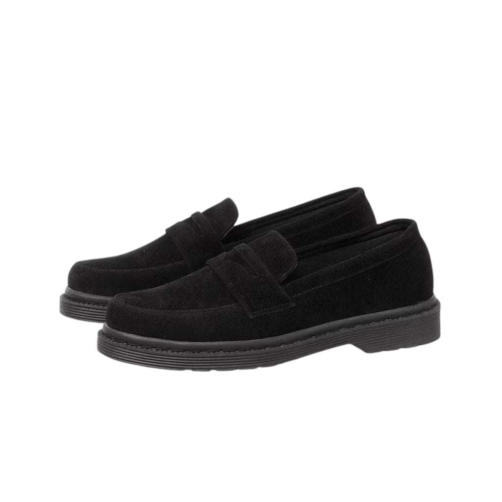 Sepatu Pria Slip On Loafers Formal Karet Flat Shoes docmart polos