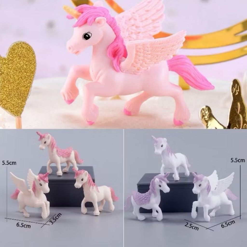 topper kuda poni hiasan kue