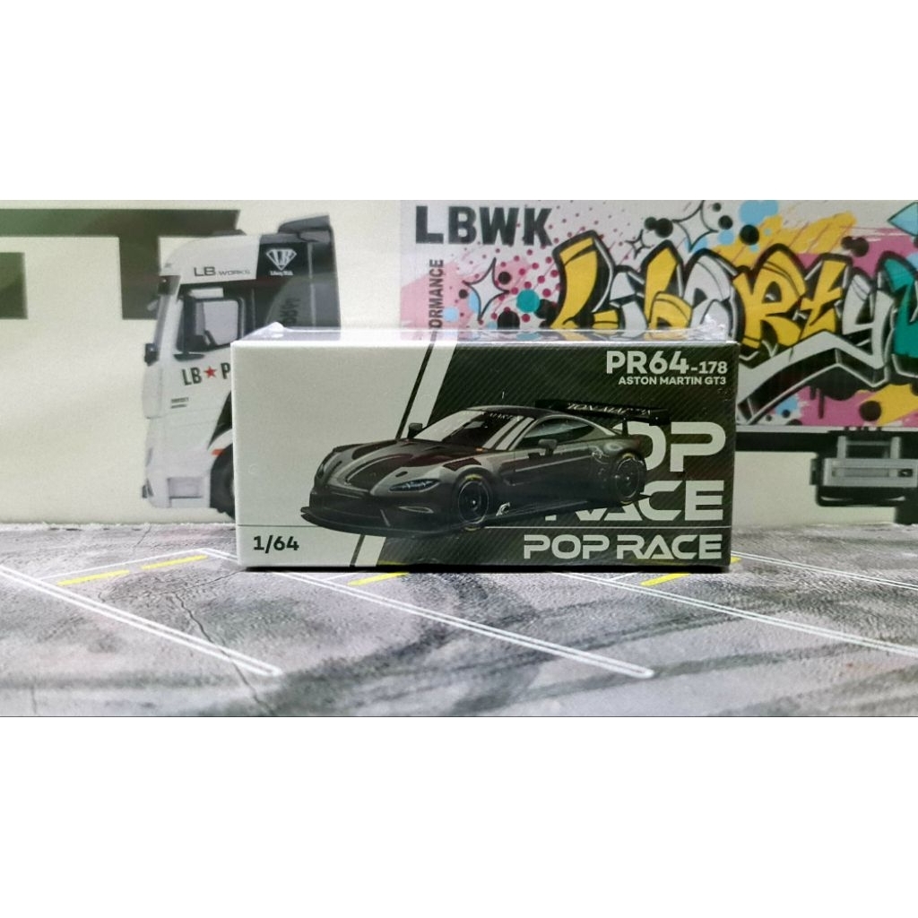 Pop Race Aston Martin GT3 Carbon Gray