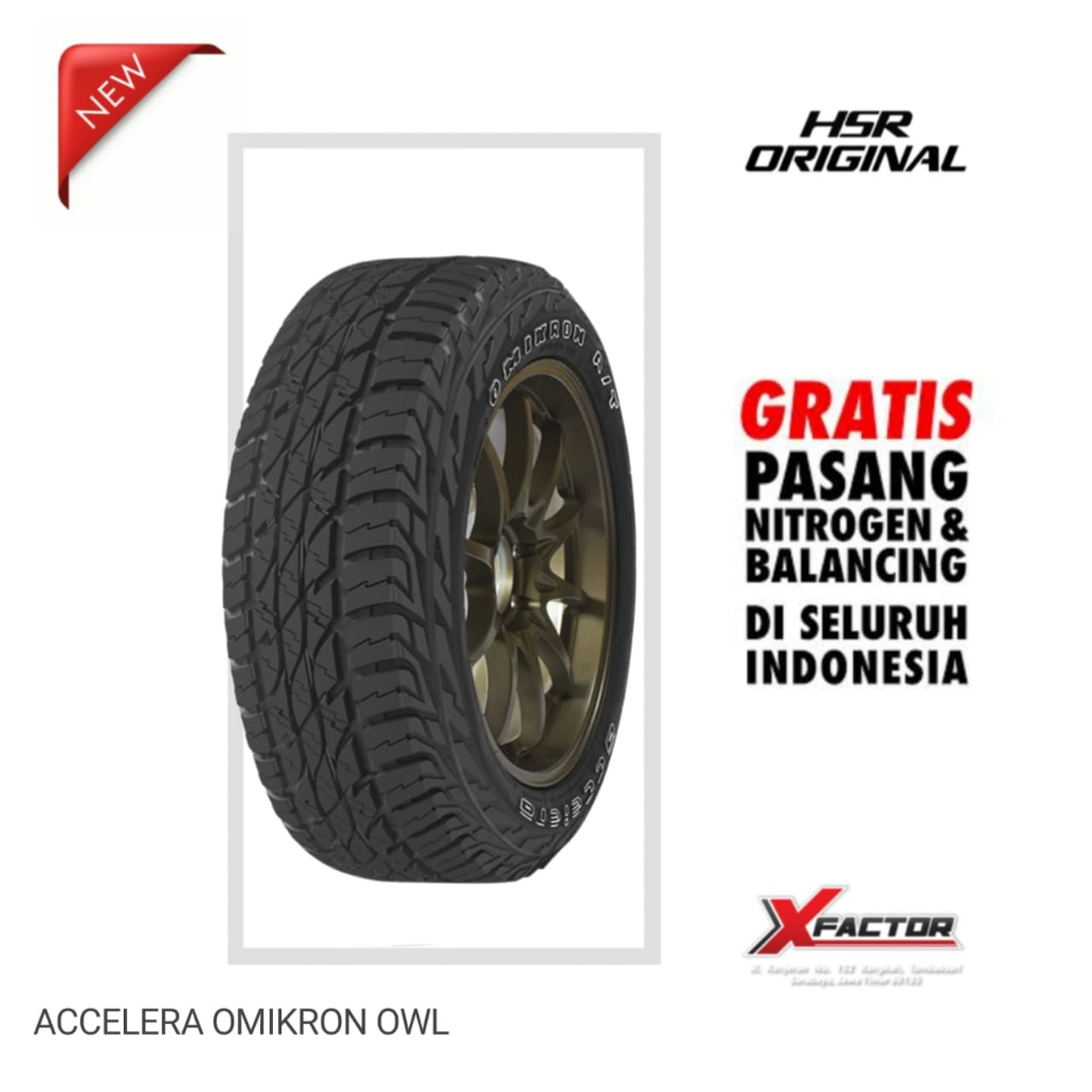 215/75 R15 BAN MOBIL ACCELERA OMIKRON AT 215 75 R15 PRODUKSI TERBARU GRATIS PASANG & BALANCING
