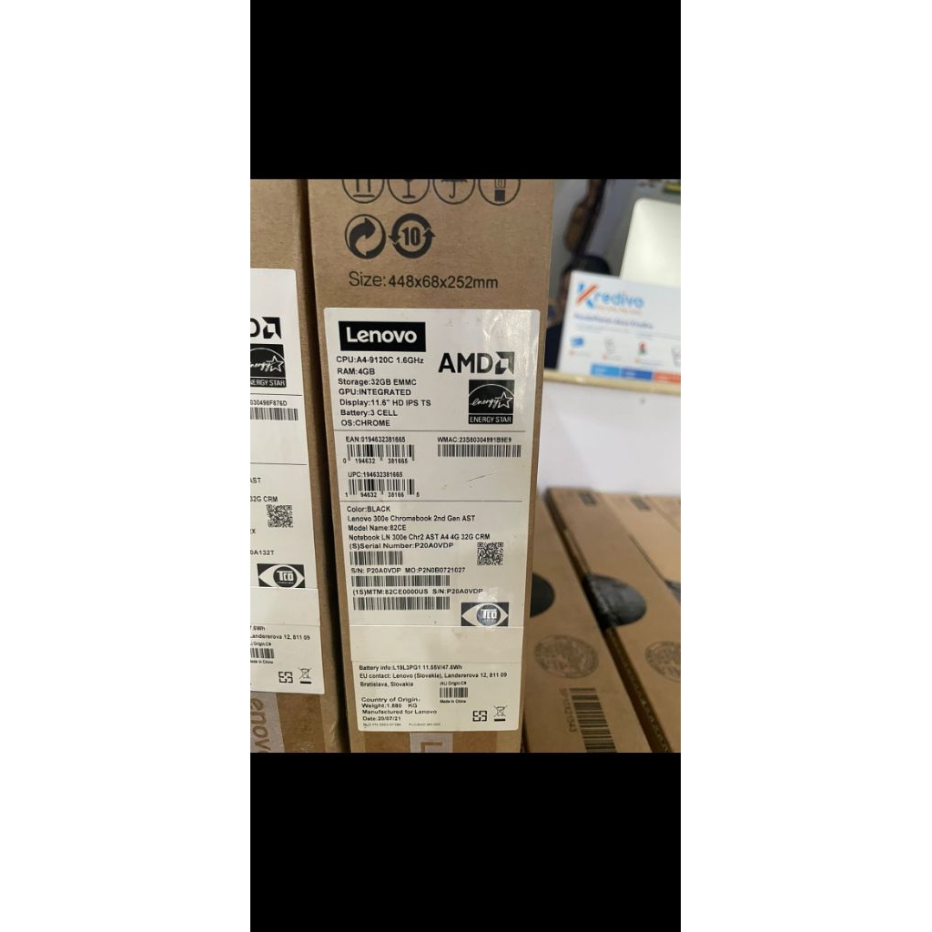 STOK READYY LENOVO CHROMEBOOK FLIP 300E