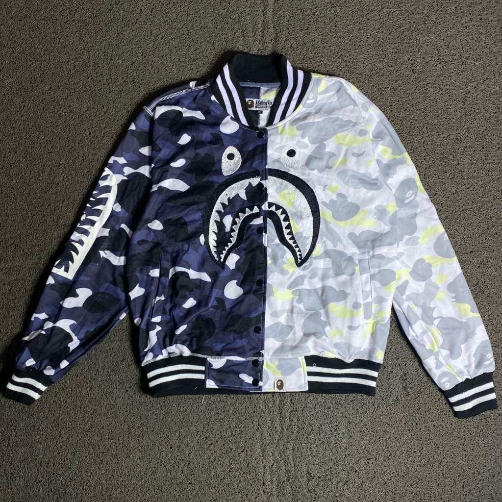 Varsity Bape Shark Camo