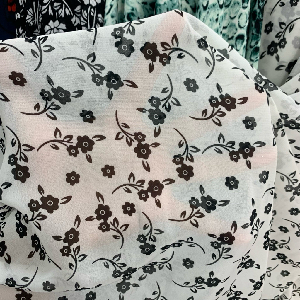 kain ceruty motif bunga - kain ceruty premium - kain ceruty motif bunga kecil