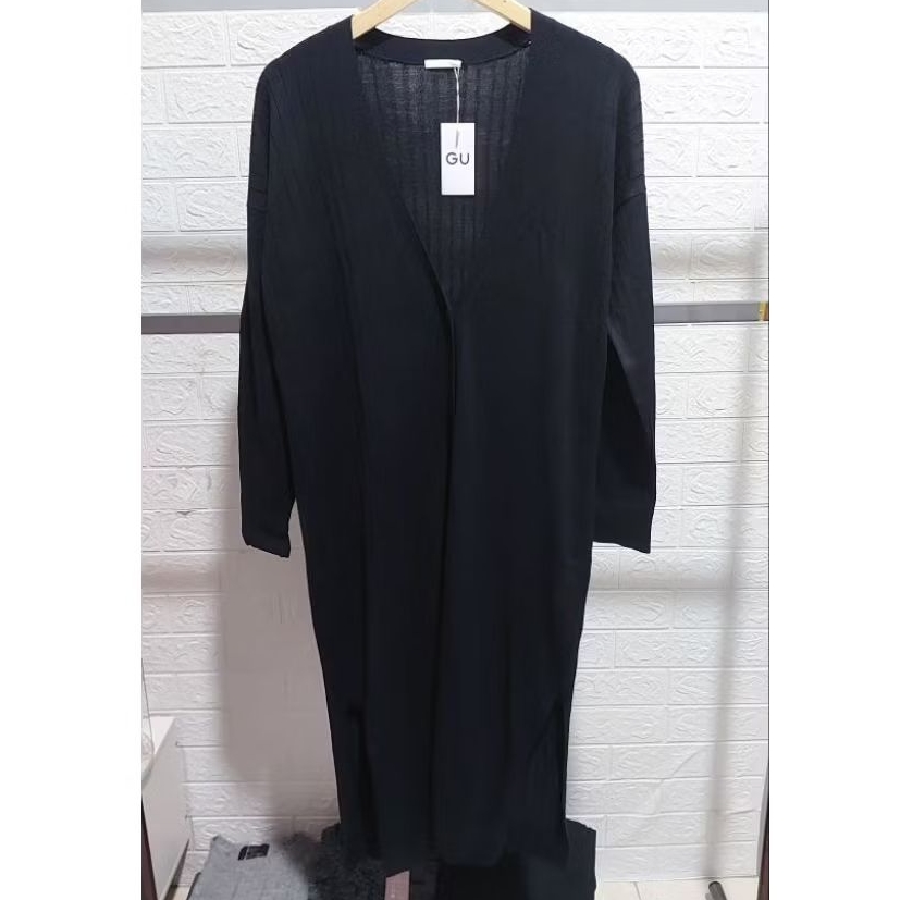 GU UNIQLO LONG CARDIGAN FULL KANCING LIDI LIDI