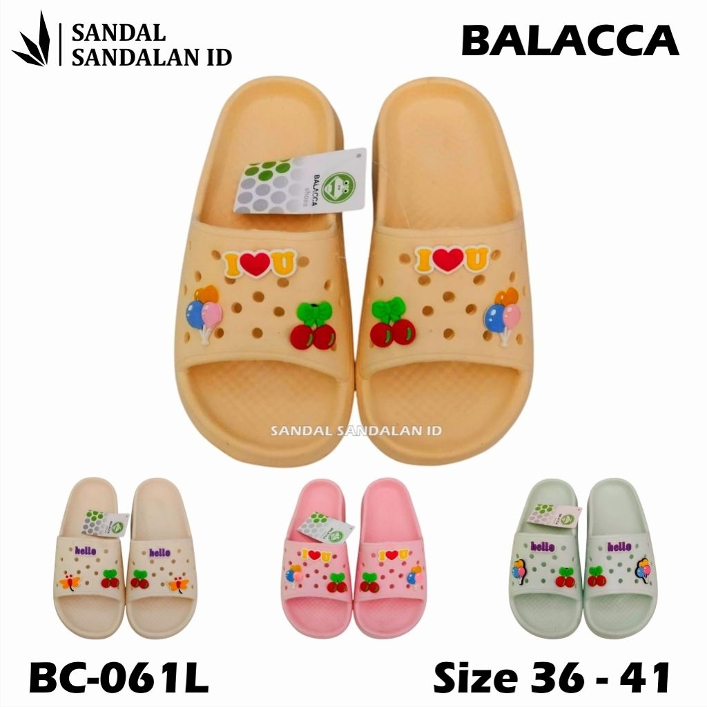 BALACCA Sandal Selop Wanita Simple Sandal Selop Karet EVA Empuk Ringan Nyaman Ukuran 36-41