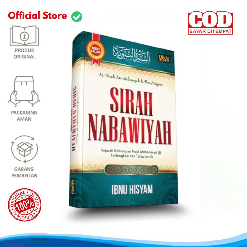 Ori Buku Sirah Nabawiyah Ibnu Hisyam Sejarah Kehidupan Nabi Muhammad Terlengkap dan Terautentik