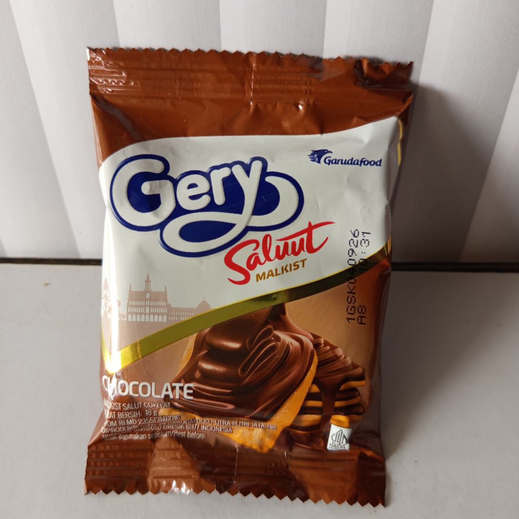 [2 Renceng=20pcs] Gery Salut Malkist salut coklat kemasan 1000an