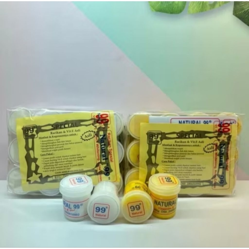 (ECER) cream natural 99 cream pemutih wajah