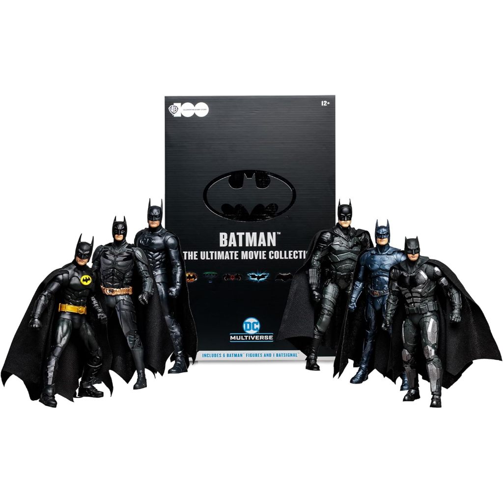 McFarlane Toys - WB 100 DC Multiverse Batman The Ultimate Movie Collection -Amazon Exclusive