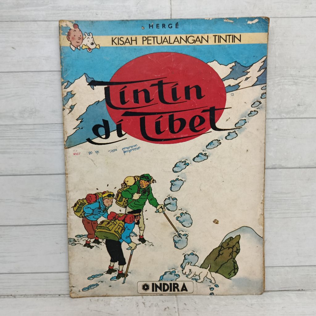 Komik Herge Kisah Petualangan Tintin Tintin Di Tibet Indira