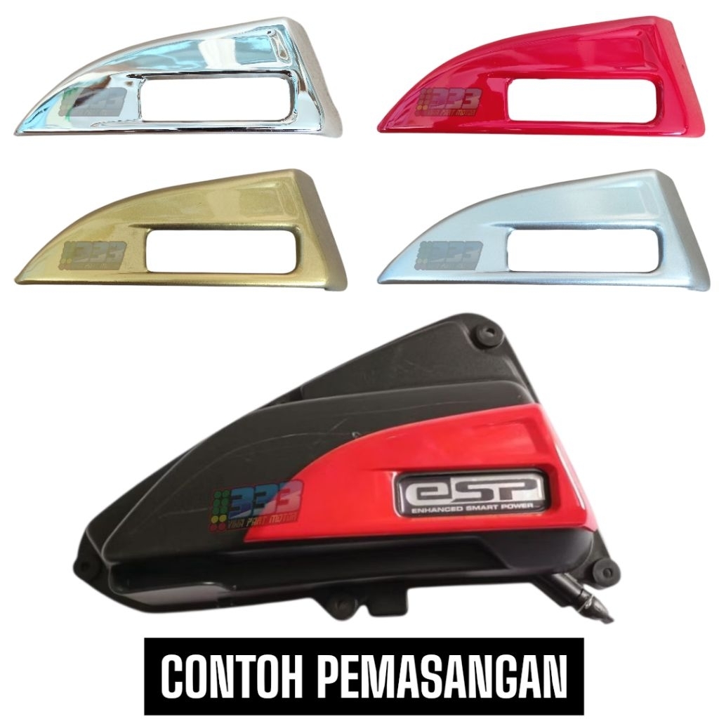 aksesoris garnish tutup box filter udara genio K0J beat new deluxe street K1A scoopy new prestige K2