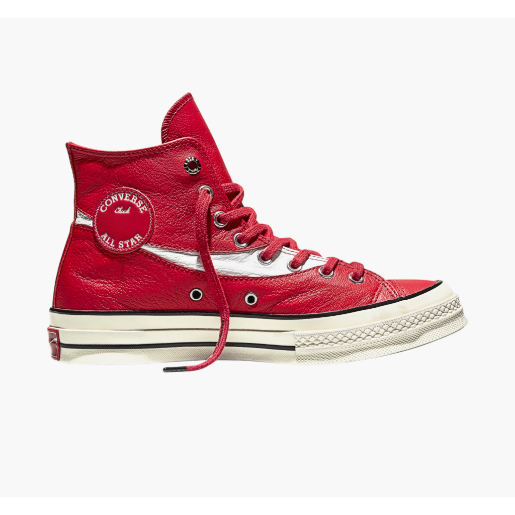 Sepatu Sneakers Unisex Converse x COCA COLA Chuck 70 High Racing Red Egret Black Original A17888C