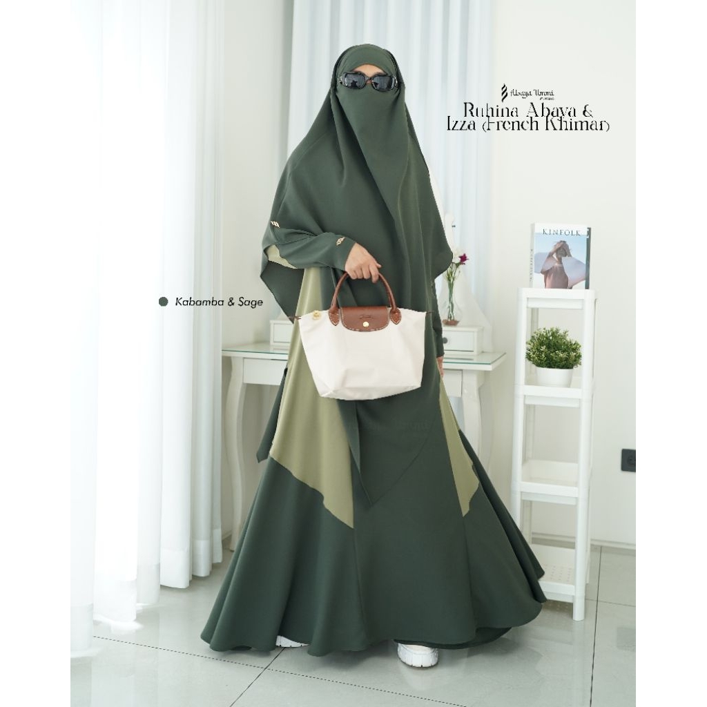 Ruhina Abaya (Abaya Only) | Abaya Ummi by Masya | Abaya | Gamis| Dress  | Abaya Set