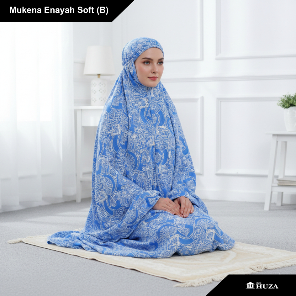 Batik Huza Mukena Batik Mukena Enayah Soft (B)