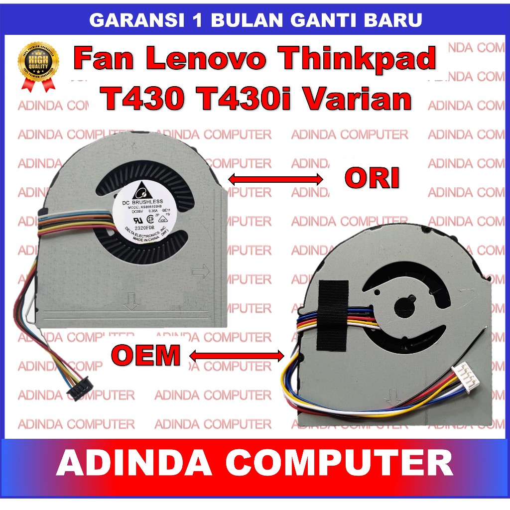 Fan Lenovo Thinkpad T430 T430i ORI OEM