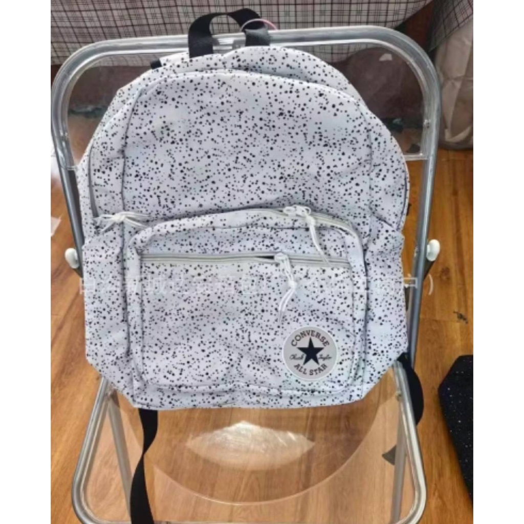Converse All Star Galaxy White Backpack Unisex / TAS RANSEL CONVERSE ALL STAR MOTIF GALAXY BACKPACK 