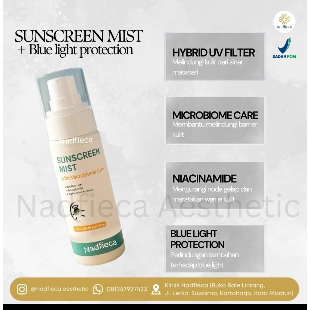 SUNSCREEN MIST + Blue Light Protection
