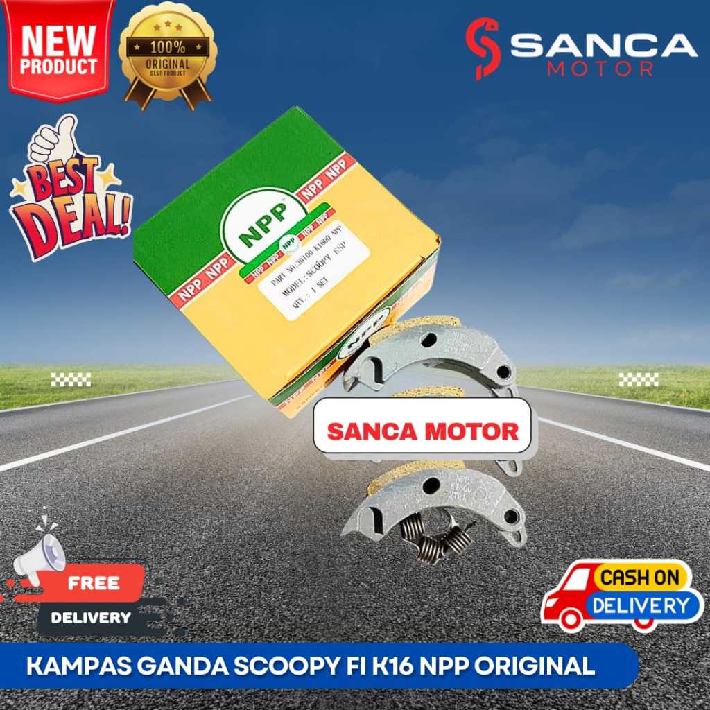 KAMPAS GANDA ONLY SCOOPY FI ESP NEW 2015 2016 K16 ORIGINAL NPP PREMIUM