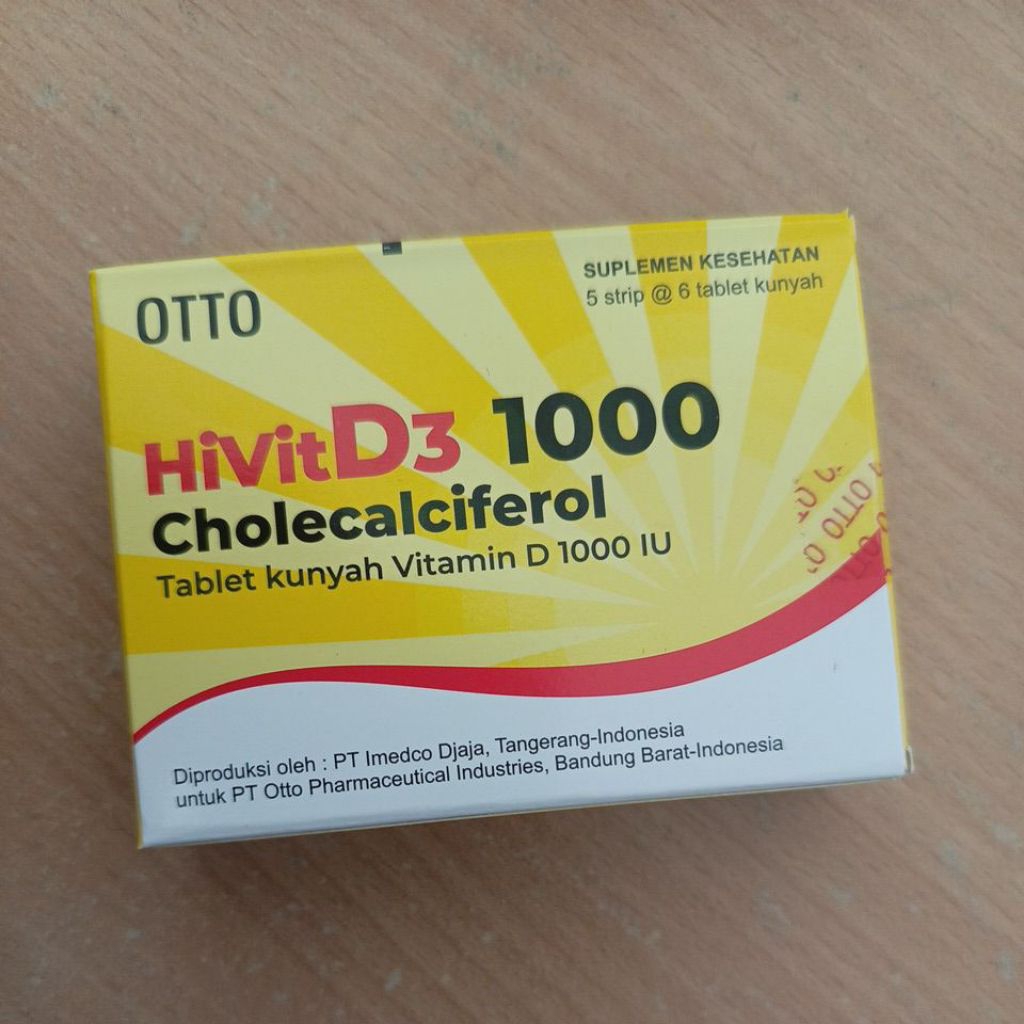 HiVit D3 1000 Tablet kunyah