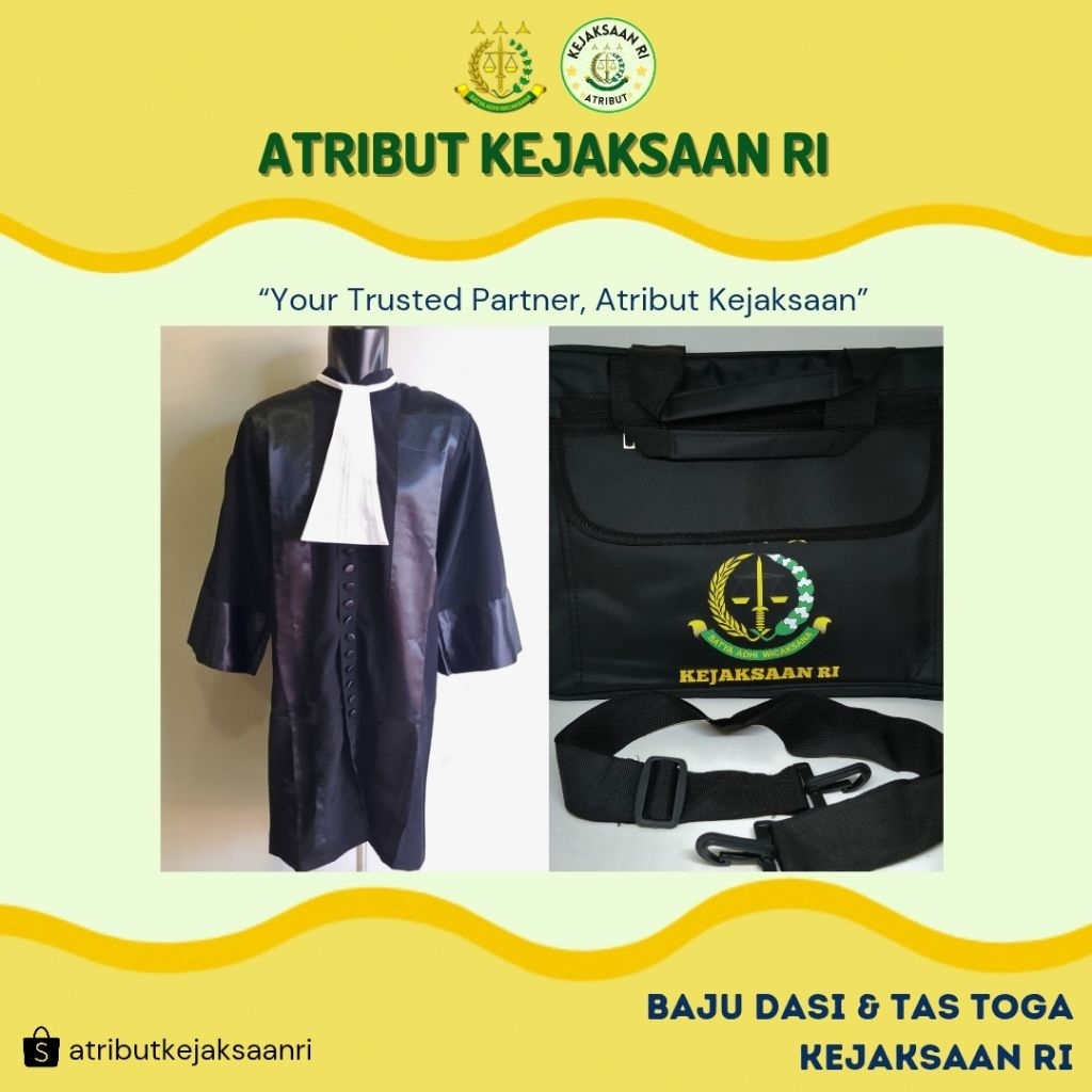 ATRIBUT KEJAKSAAN RI - SET TOGA BAJU & DASI | TAS TOGA JAKSA KEJAKSAAN RI